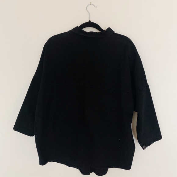 Black Canvas Light Jacket - Picture 6 of 6